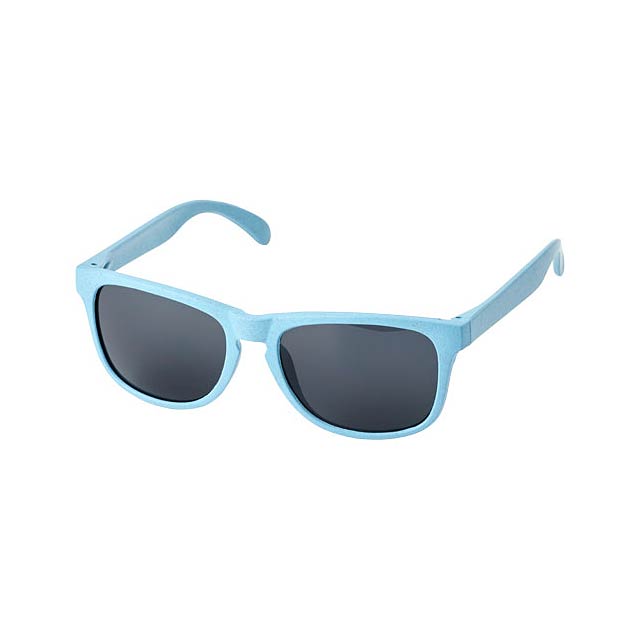 Rongo Sonnenbrille aus Weizenstrohfaser - blau