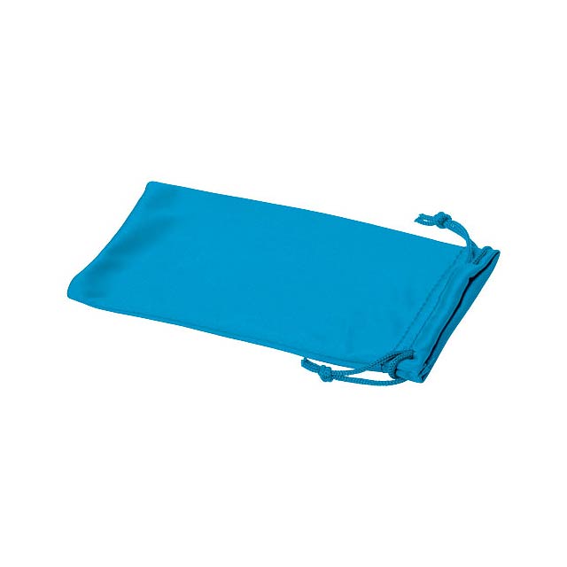Clean microfibre pouch for sunglasses - blue