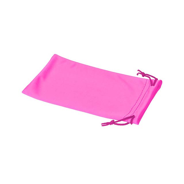 Clean microfibre pouch for sunglasses - pink