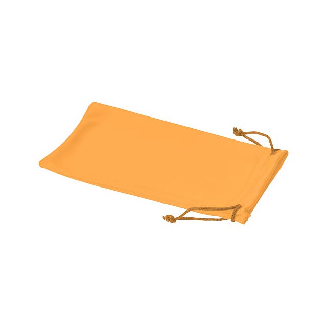 Clean microfibre pouch for sunglasses - orange