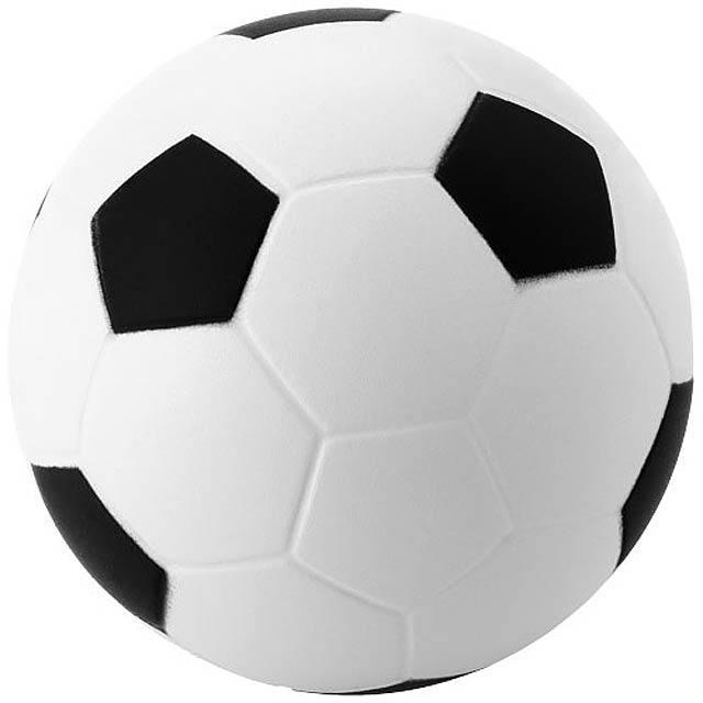 Antistresový míč Football - bílá/černá