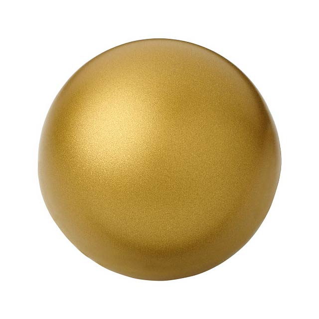 Cool round stress reliever - gold