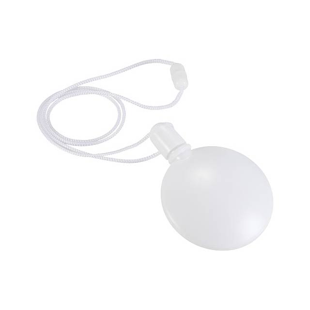 Blubber round bubble dispenser - white