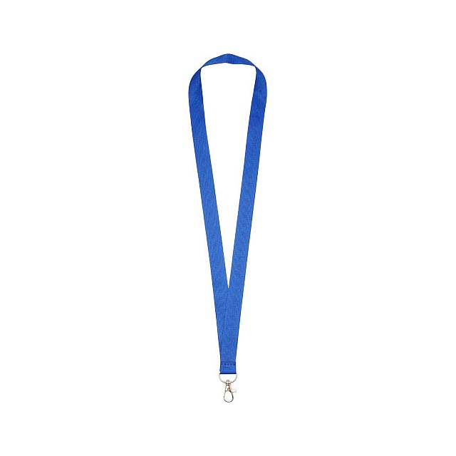 Impey lanyard with convenient hook - blue