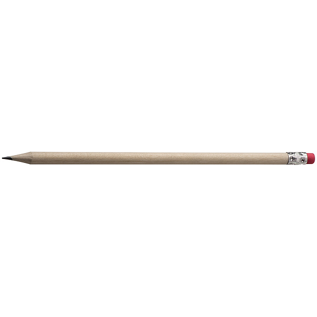 Pencil with Guma - brown