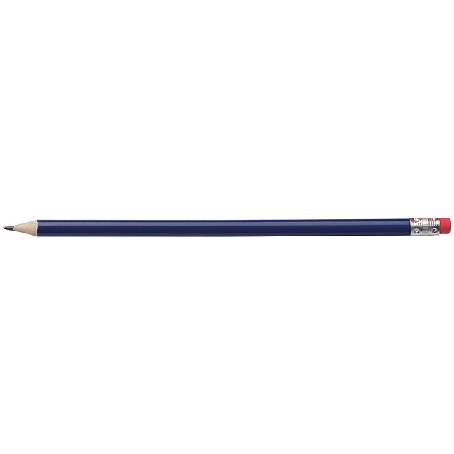 Ceruzka s gumou - modrá