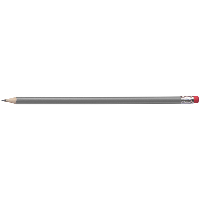 Ceruzka s gumou - šedá