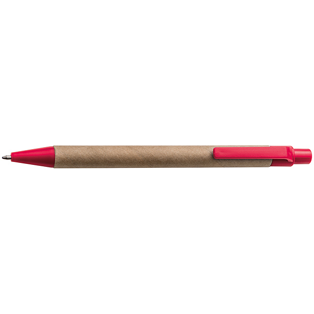 Pappkugelschreiber - Rot