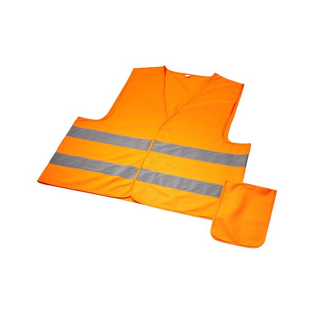 Watch-out bezpečnostní vesta ve vaku pro profesionální použití - oranžová