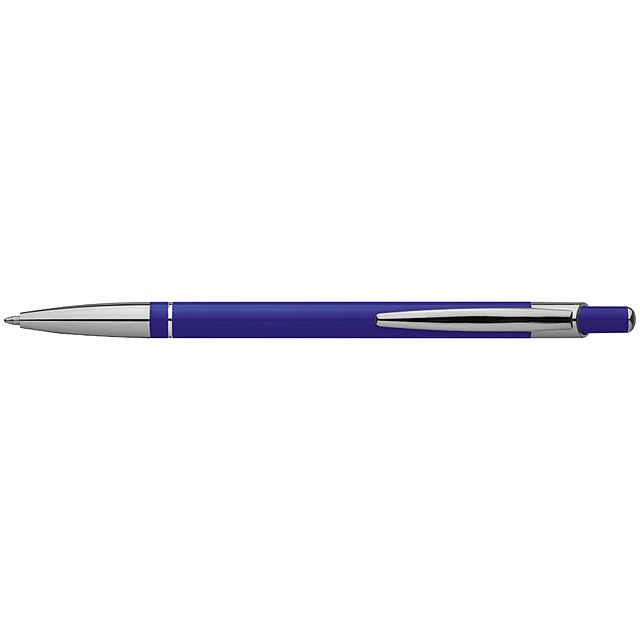 Kovové kuličkové pero - modrá