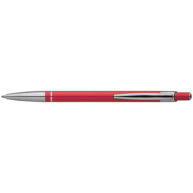 Metal ball pen - red