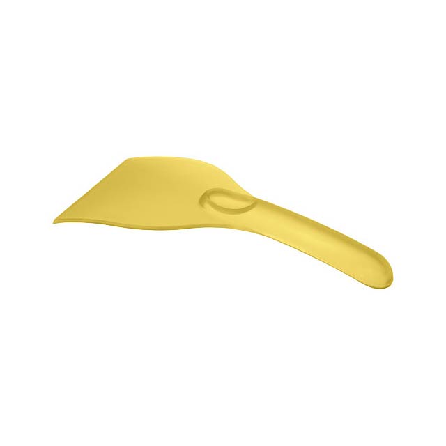 Chilly 2.0 large recycled plastic ice scraper - yellow