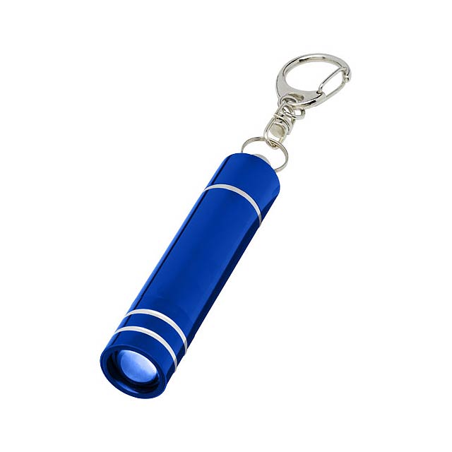 Nunki  Schlüsselanhänger mit LED Licht - azurblau  