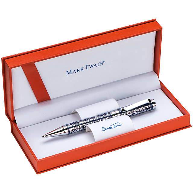 Mark Twain guľôčkové pero - modrá