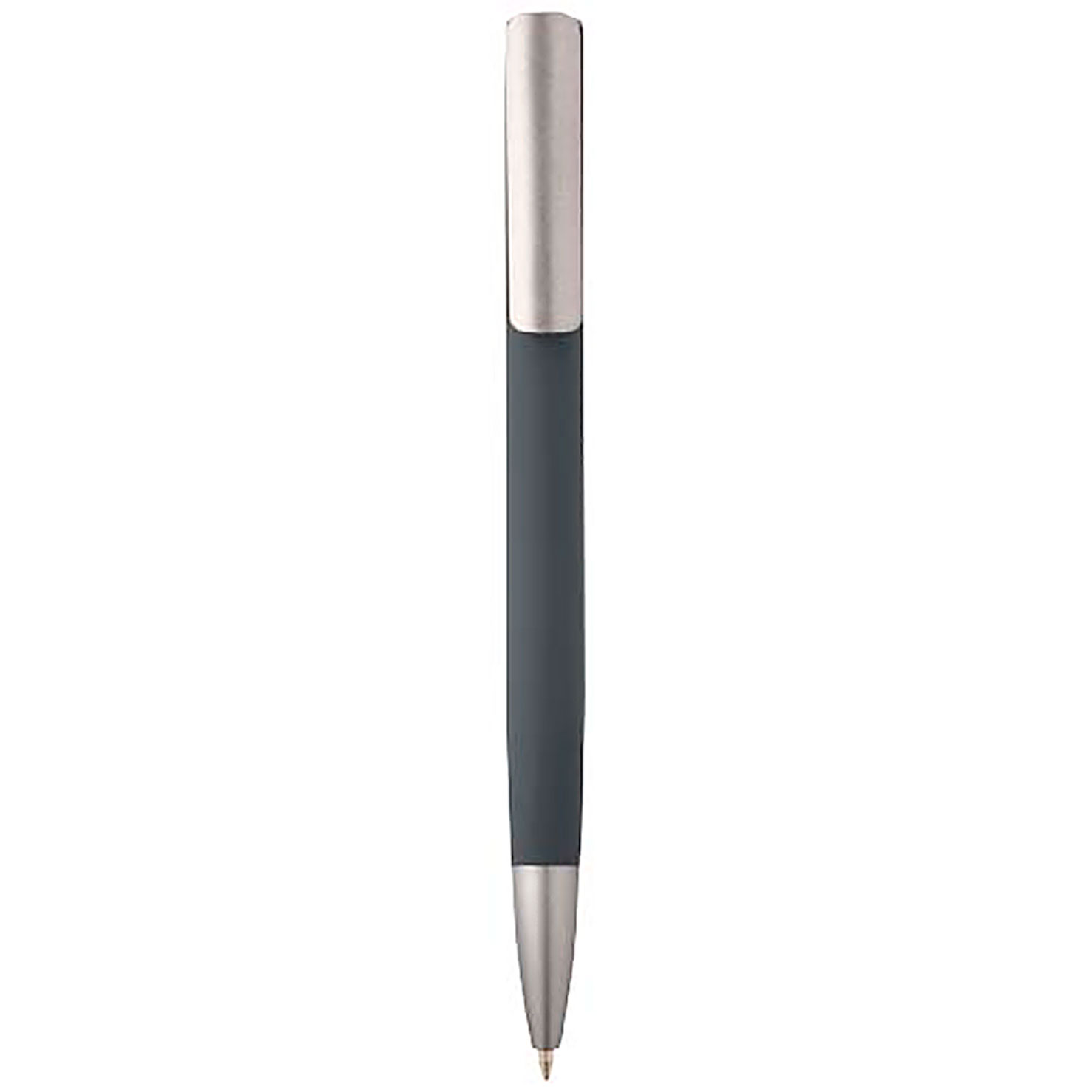 Ziguur recycled aluminium ballpoint pen (black ink) - grey