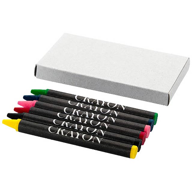 Ayo 6-piece coloured crayon set - multicolor