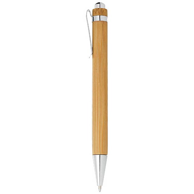 Bambusové kuličkové pero Celuk - hnědá