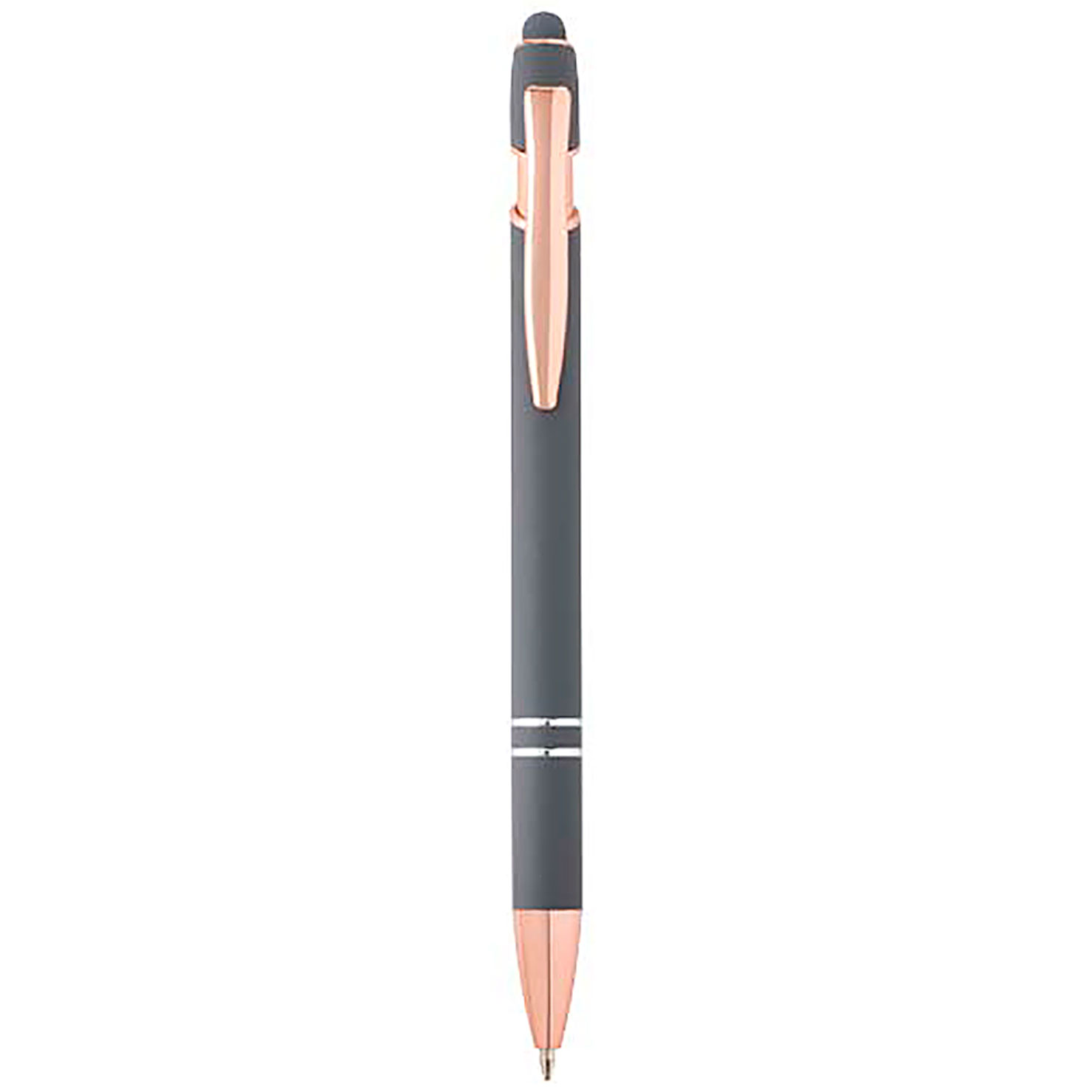 Nanna ballpoint pen with rose gold finish (black ink) - grey