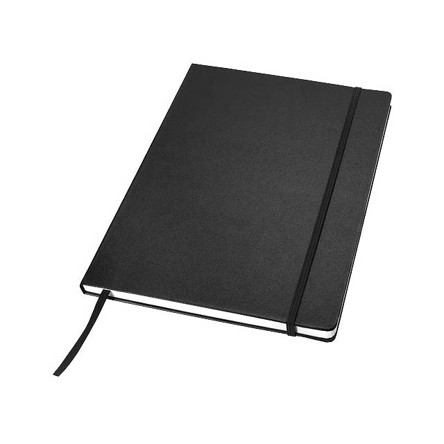Executive A4 Hard Cover Notizbuch - schwarz