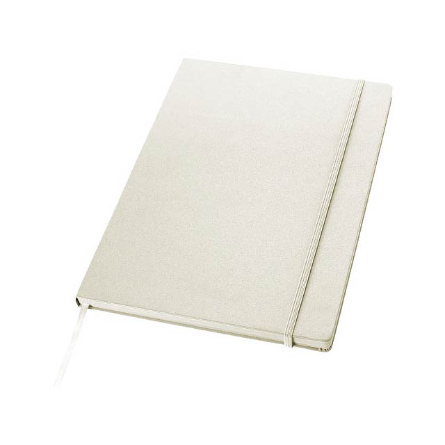 Executive A4 hard cover notebook - white