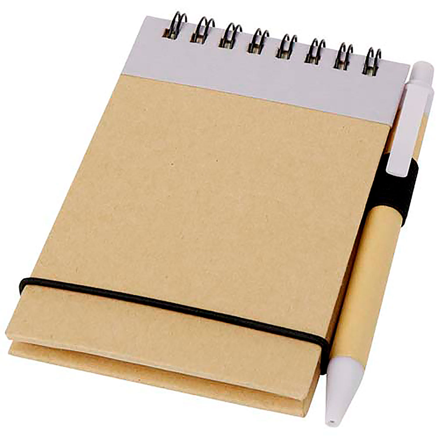 Zuse A7 recycled jotter notepad with pen - violet