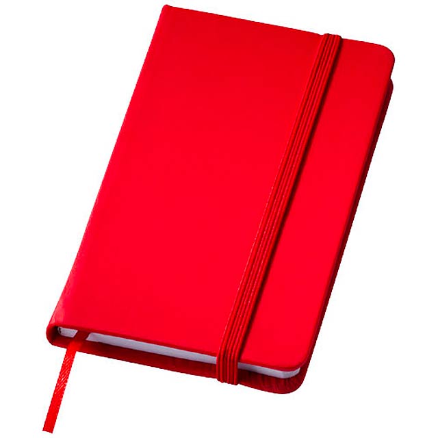 Malý zápisník s pevnou obálkou Rainbow - červená