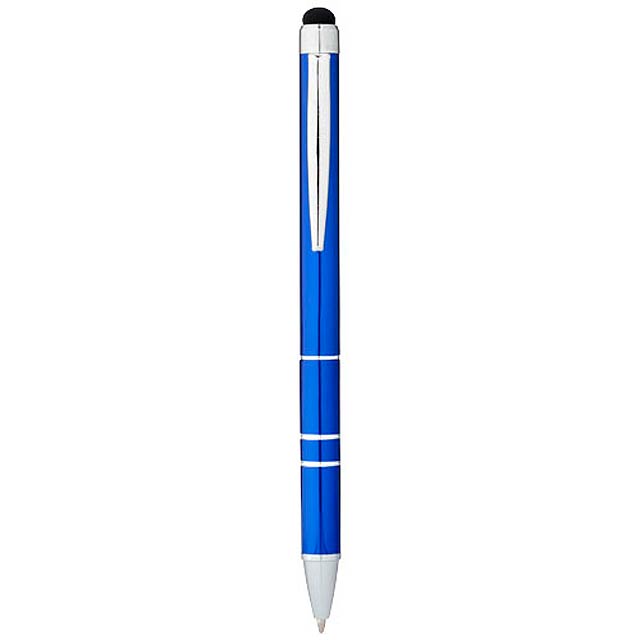 Charleston aluminium stylus ballpoint pen - blue