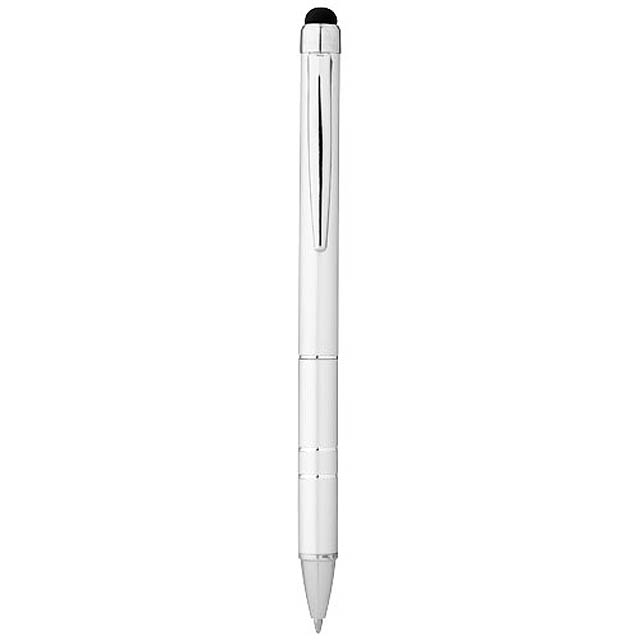Charleston stylus ballpoint pen - silver