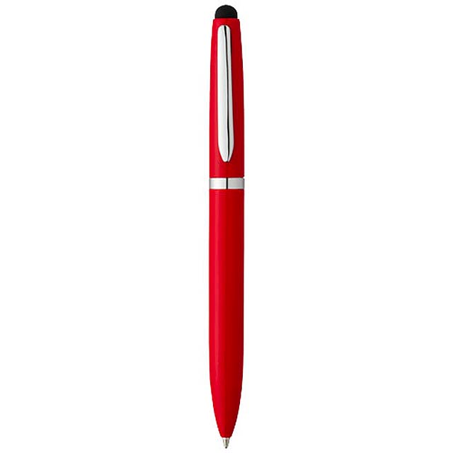 Kuličkové pero a stylus Brayden - červená