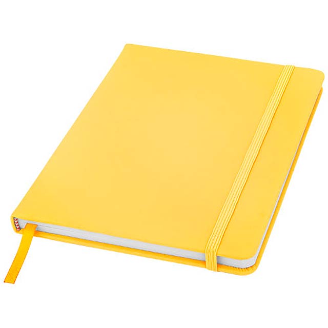 Spectrum A5 hard cover notebook - yellow