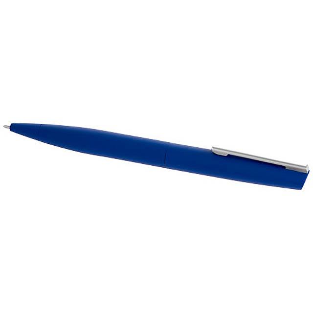 Milos Soft Touch Kugelschreiber - blau