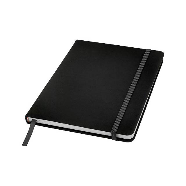Spectrum A5 notebook with blank pages - black