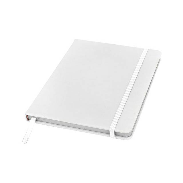 Spectrum A5 notebook with blank pages - white