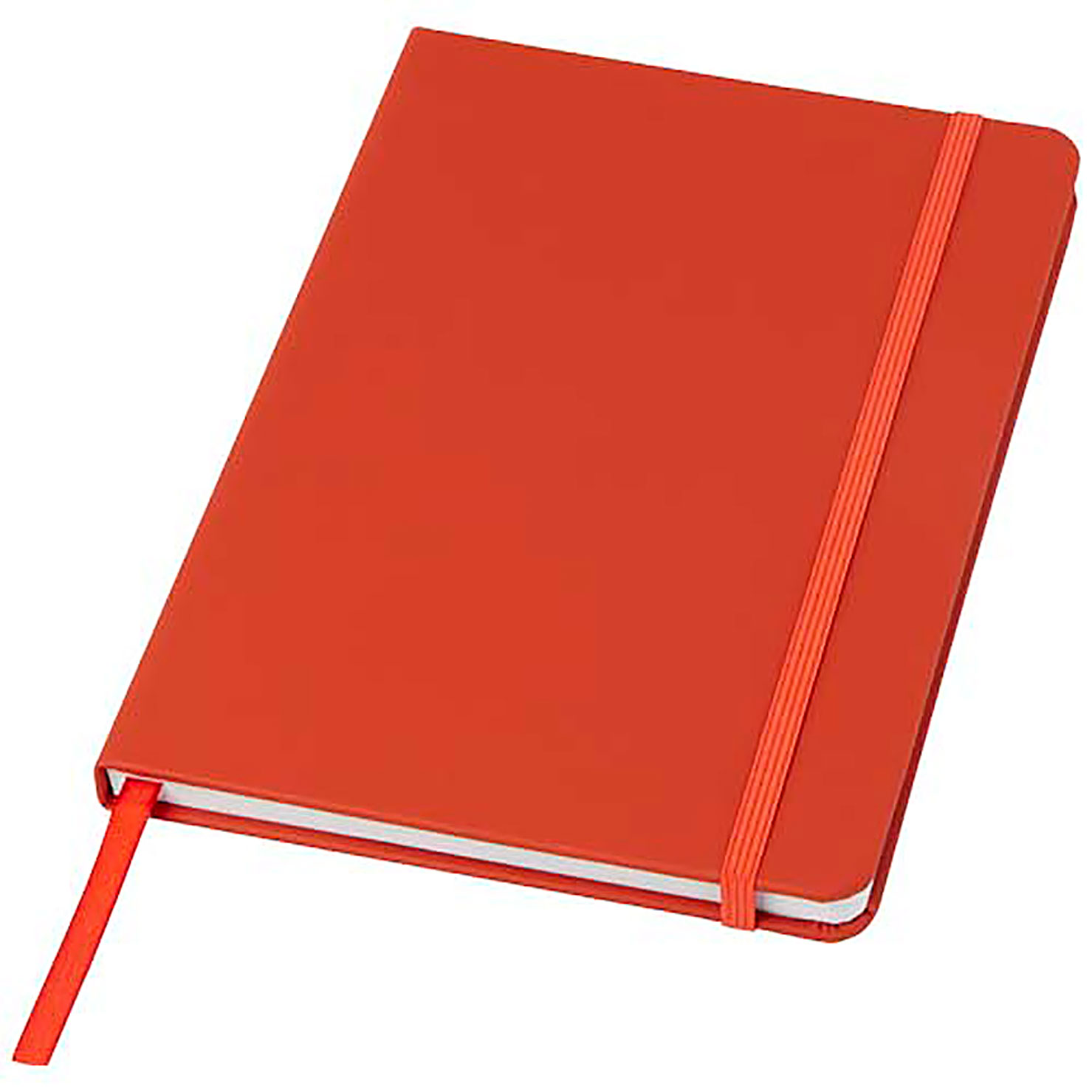 Spectrum A5 notebook with blank pages - red