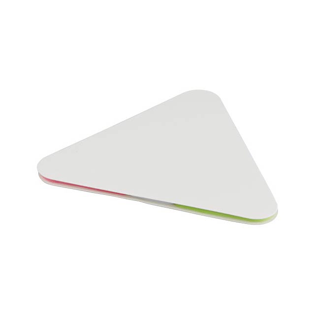 Triangle sticky pad - white