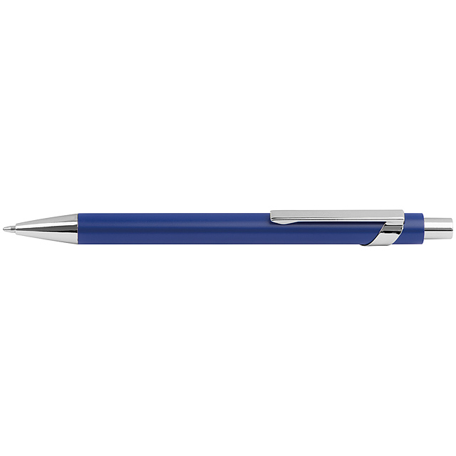 Guma coated ball pen - blue