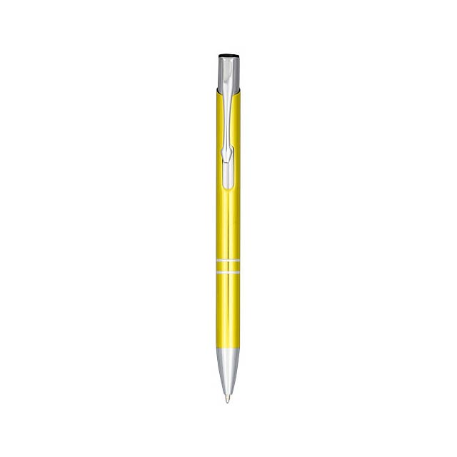 Moneta Druckkugelschreiber aus eloxierterm Aluminium - Gelb