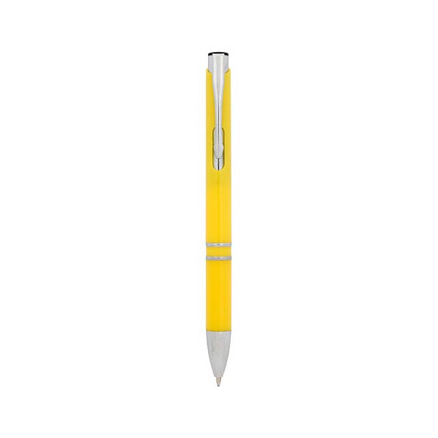 Moneta Druckkugelschreiber aus ABS-Kunststoff - Gelb