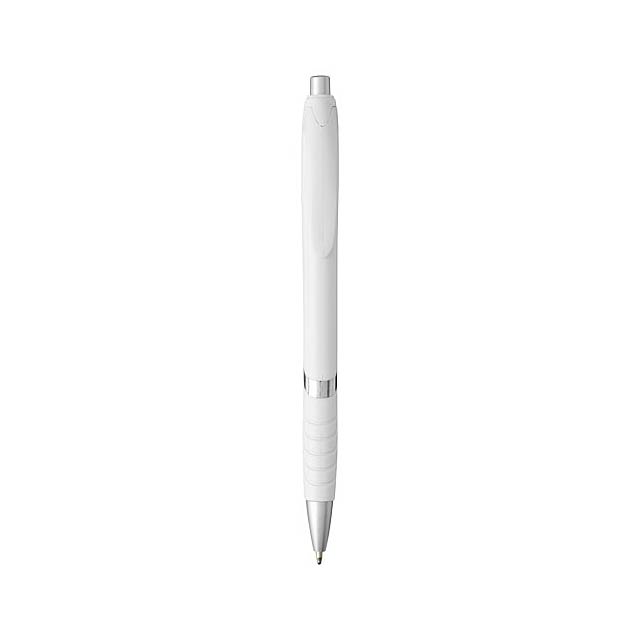 Kuličkové pero Turbo s tělem v bílé barvě - bílá