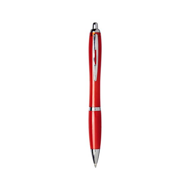 Nash PET ballpoint pen - transparent red