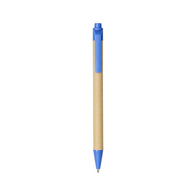 Berk Kugelschreiber aus recyceltem Karton und Mais - blau