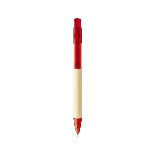 Safi Papierkugelschreiber - Transparente Rot