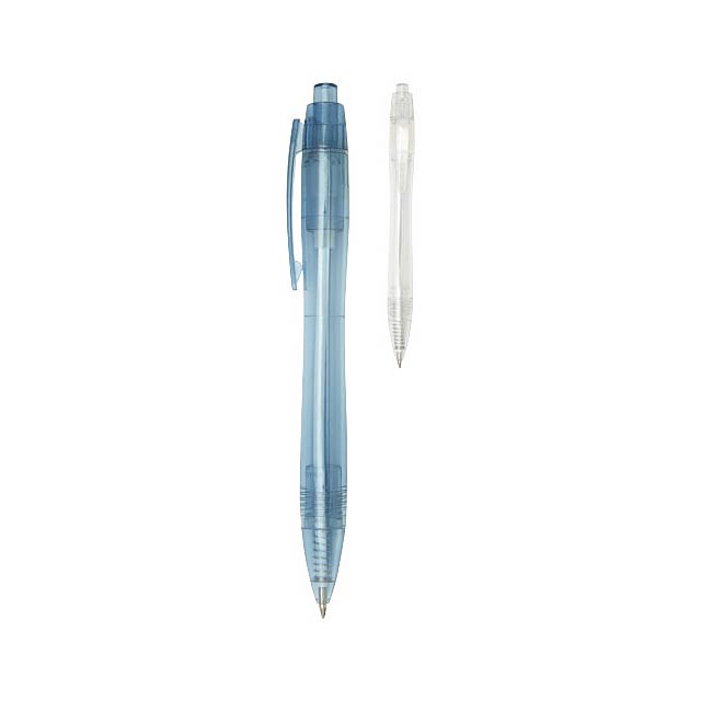 Alberni RPET kuličkové pero - transparentní modrá