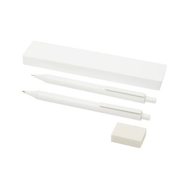 Salus anti-bacterial pen set - white