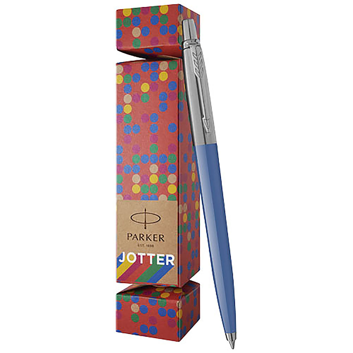 Parker Jotter Cracker Pen gift set (blue ink) - blue