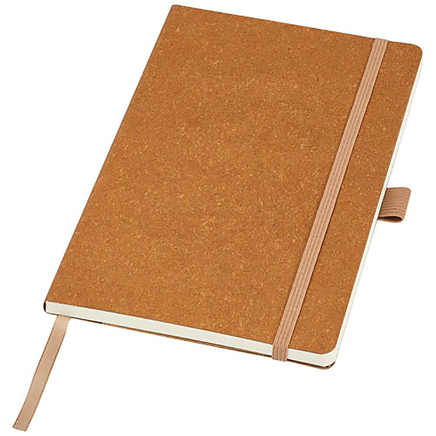 Kilau Notizbuch aus recyceltem Leder  - Beige