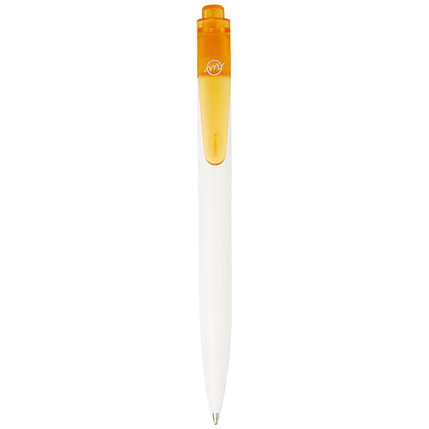 Thalaasa ocean-bound plastic ballpoint pen (black ink) - orange