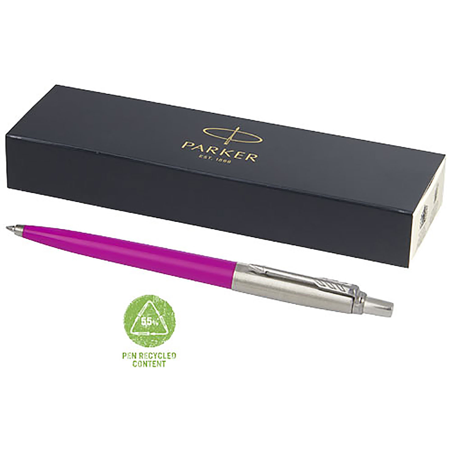 Parker Jotter Recycled Kugelschreiber (schwarze Mine) - Rosa