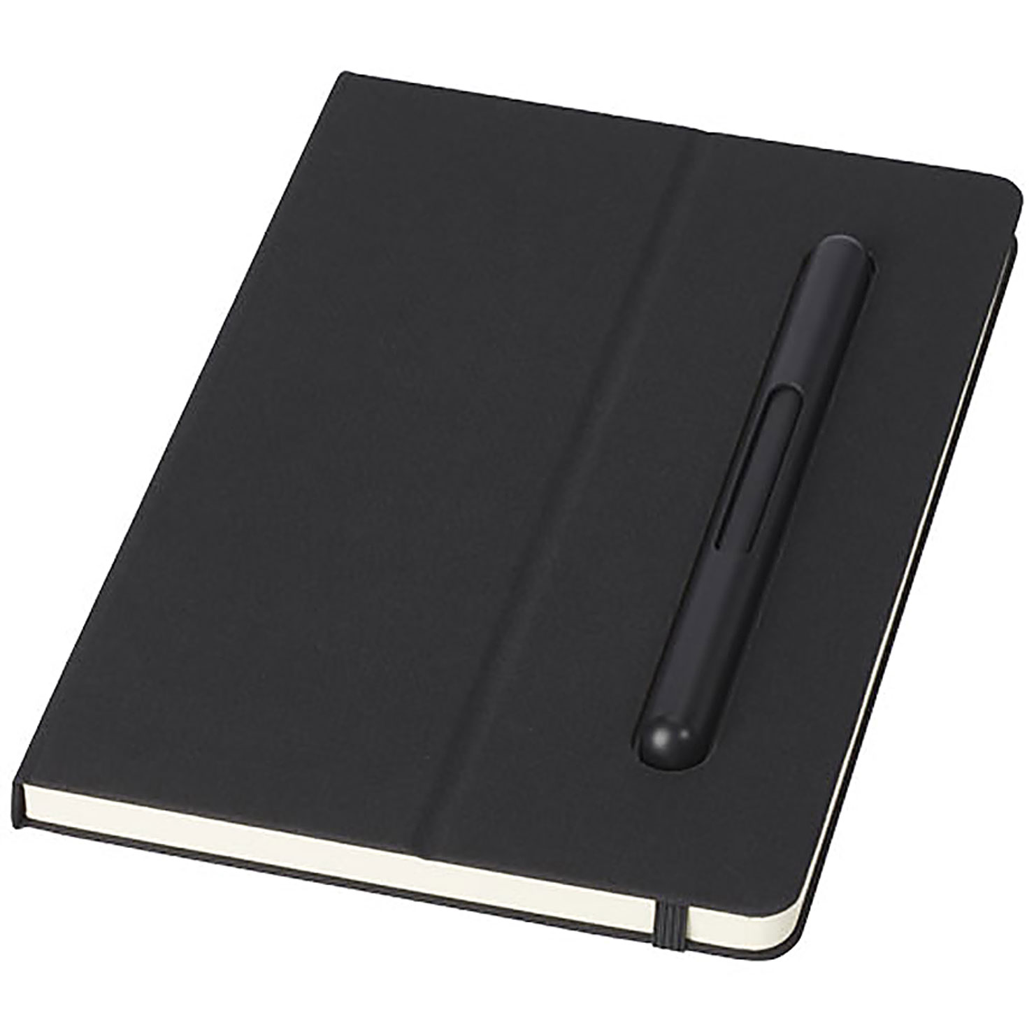 Skribo ballpoint pen and notebook set - black