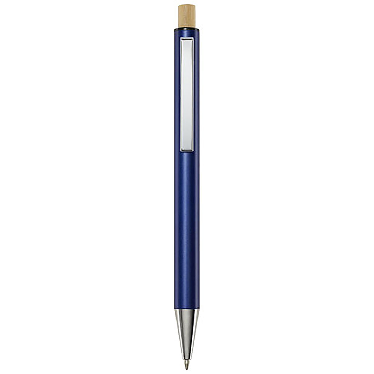 Cyrus recycled aluminium ballpoint pen (blue ink) - blue